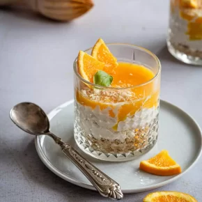 апельсиновий чізкейк у склянці-5