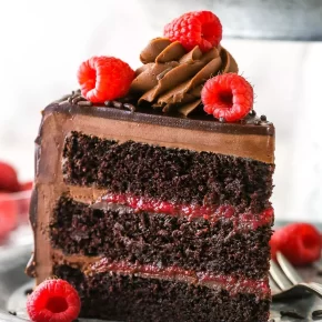 Шоколадно-малиновий торт-1